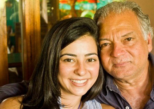 image of father and daughter